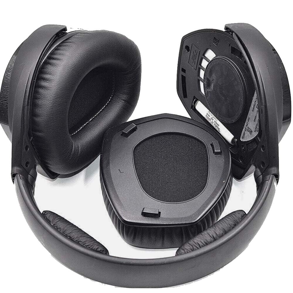 Geekria Comfort Velour Replacement Ear Pads Compatible with Sennheiser RS165, RS175, HDR165, HDR175, RS185, HDR185, RS195, HDR195 Headphones, Ear