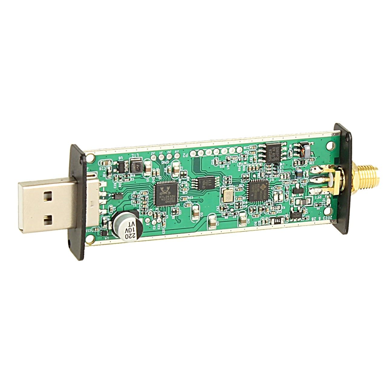 RTL-SDR Blog V4 Tuner SDR R828D haute performance Réception RF améliorée