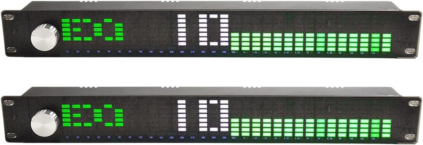 Digital Equalizer Audio Spectrum Analyzer - Dual Channel 15-Band