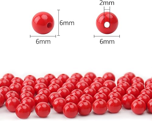 Miniatura 9 de Cuentas de perlas de imitación de ABS brillantes de calidad con agujero de 0.2360.3960.394 pulgadas (680.394 in) cuentas espaciadoras acrílicas