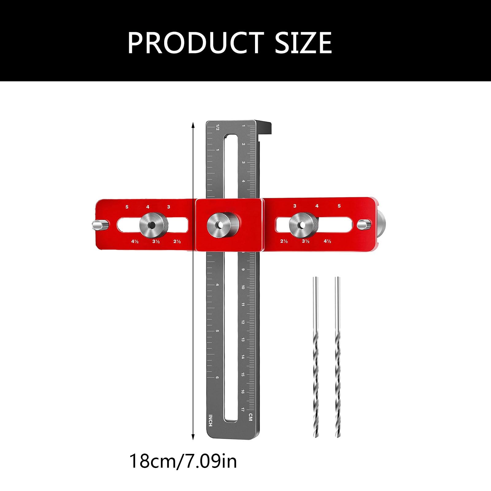 Strumento modello maschere tassellatura hardware per armadi