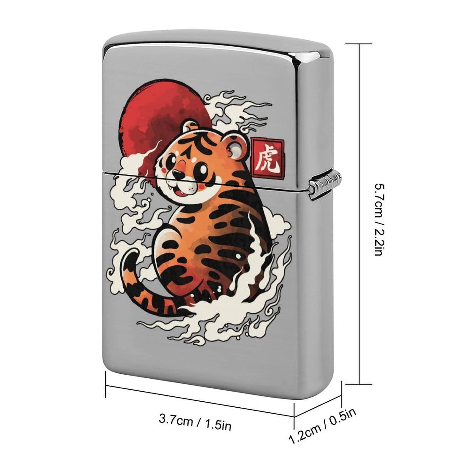 Amazon.co.jp: ZIPPO交換用外側ケース 萌え 和風 タイガー 虎 トラ 