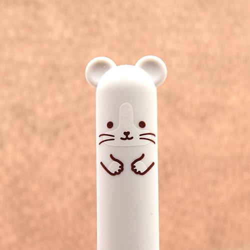 Miniatura 4 de Adorable 4 unidsset Animal borrable Gel Pen - Tinta Negra