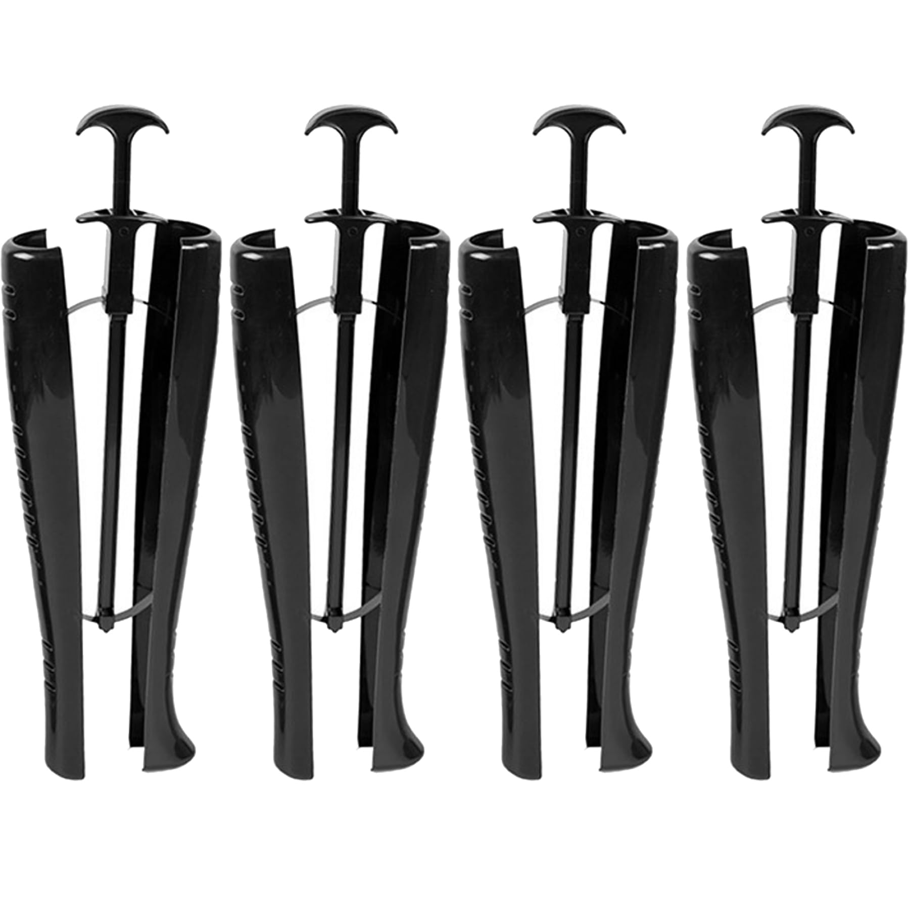 NIDONE Árbol de arranque, formas de botas de 2 pares para botas altas de 12 pulgadas Swaper de zapato ajustable con manguito de zapateros lavables antihorreas para vaqueros, mujeres