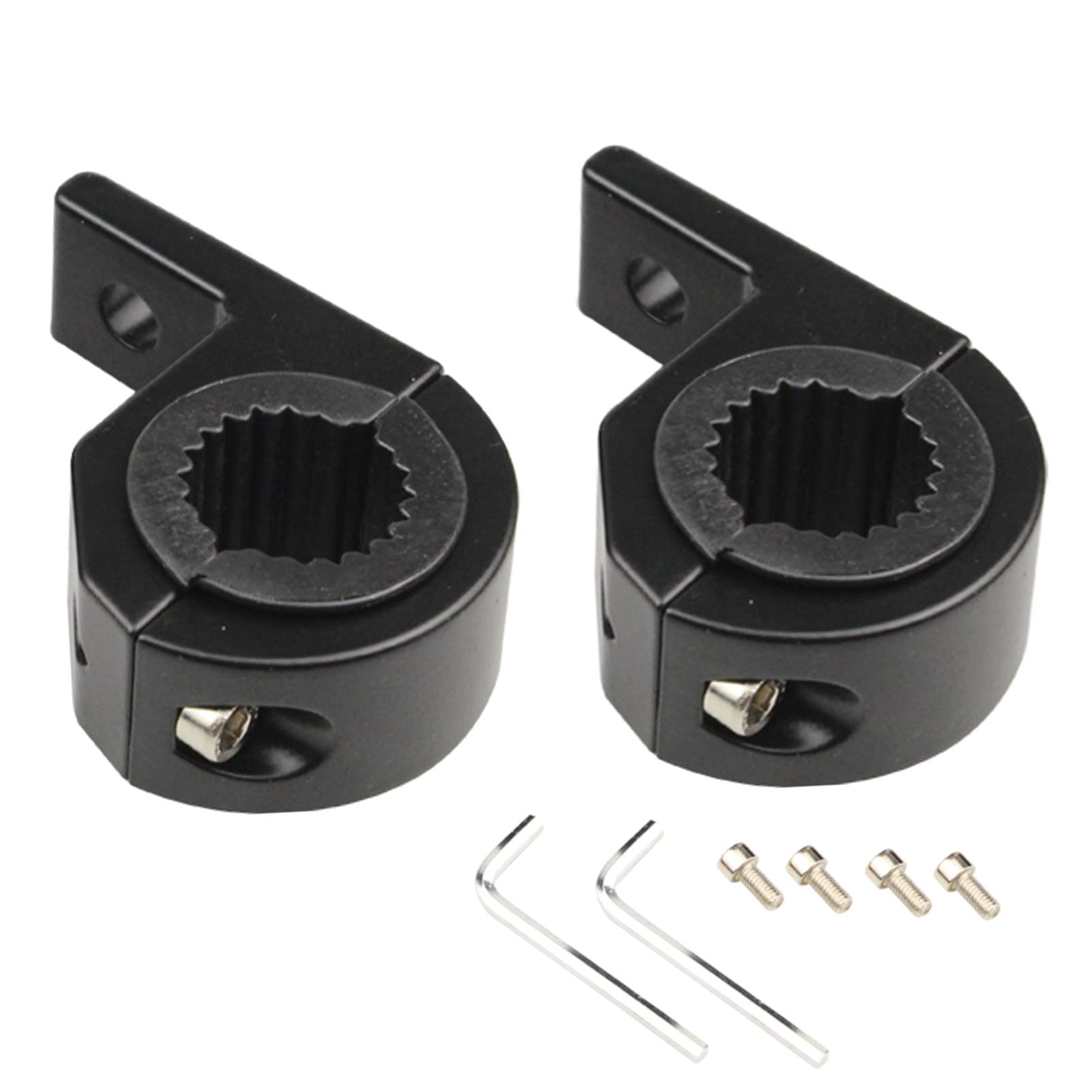 Kit Morsetti Per Barra ATV/UTV: Supporto Luci Regolabile A 360° Per Off-road Resistente E Versatile - 3