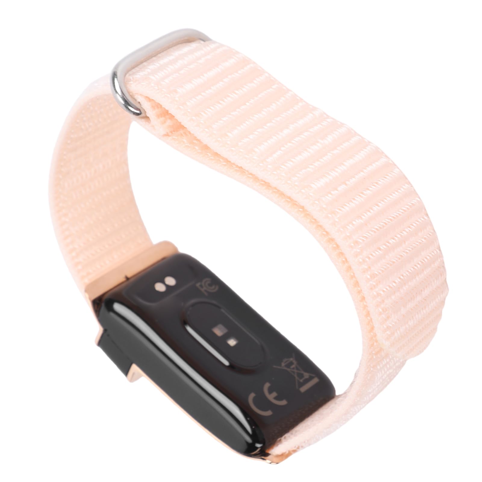 Fabater Braccialetto Intelligente Braccialetto Intelligente Monitoraggio Sanitario Avanzato IP68 Impermeabile per Atleti e Routine Quotidiana Nylon Elegante (#2)