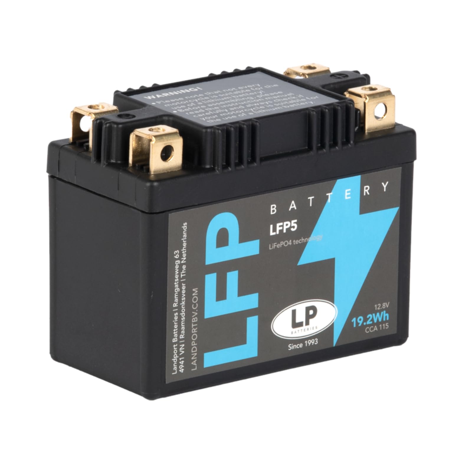 Accossato ML LFP5-44 Batteria al Litio per Aprilia Scarabeo, 100