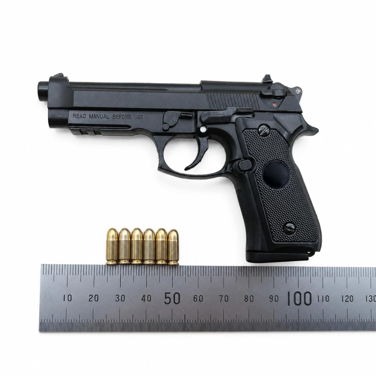 Modell Pistole Maßstab 1:2.05 als B-M92 G-17 M19, mit Magazin, ab 10 Jahren (M92-Style)