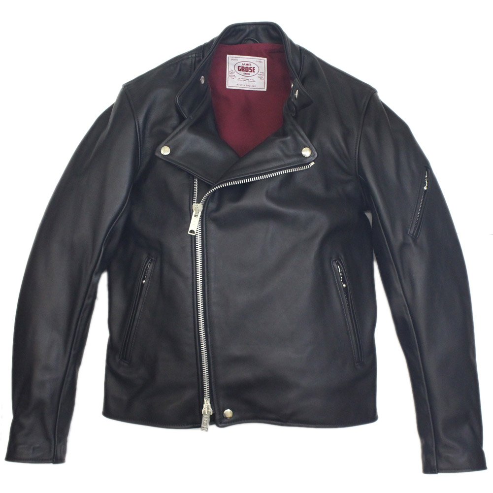 JAMES GROSE (ジェームスグロース) G13-12 MEN'S RICARDE JACKET(メンズリカードジャケット) BLACK ブラック JG005