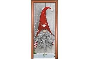 Qilmy Christmas Gnome Door Cover