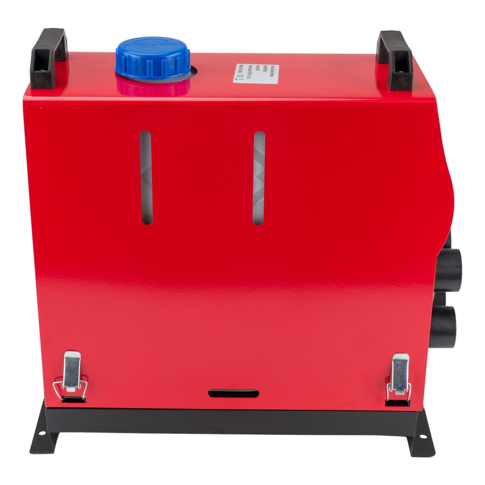 Chauffage à air Diesel 12 V 5 KW, Chauffage de stationnement Diesel Tout-en-Un avec 4 évents Avant, adapté pour Voiture, Camping-Car, Camion, Camping-Car, remorque, Camping-Car - Rouge