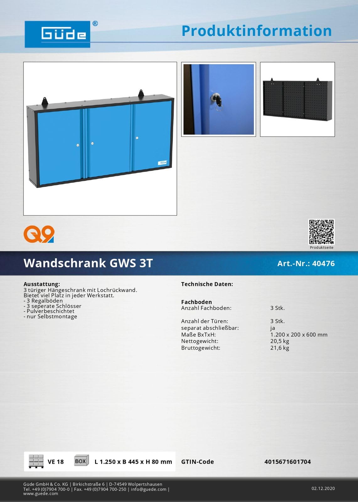 Pared Armario GWS 3T