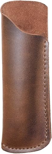 Hide & Drink, Estuche de peine rústico (peine no incluido), funda protectora, funda elegante, cuidado personal, accesorios de peluquería, cuero de