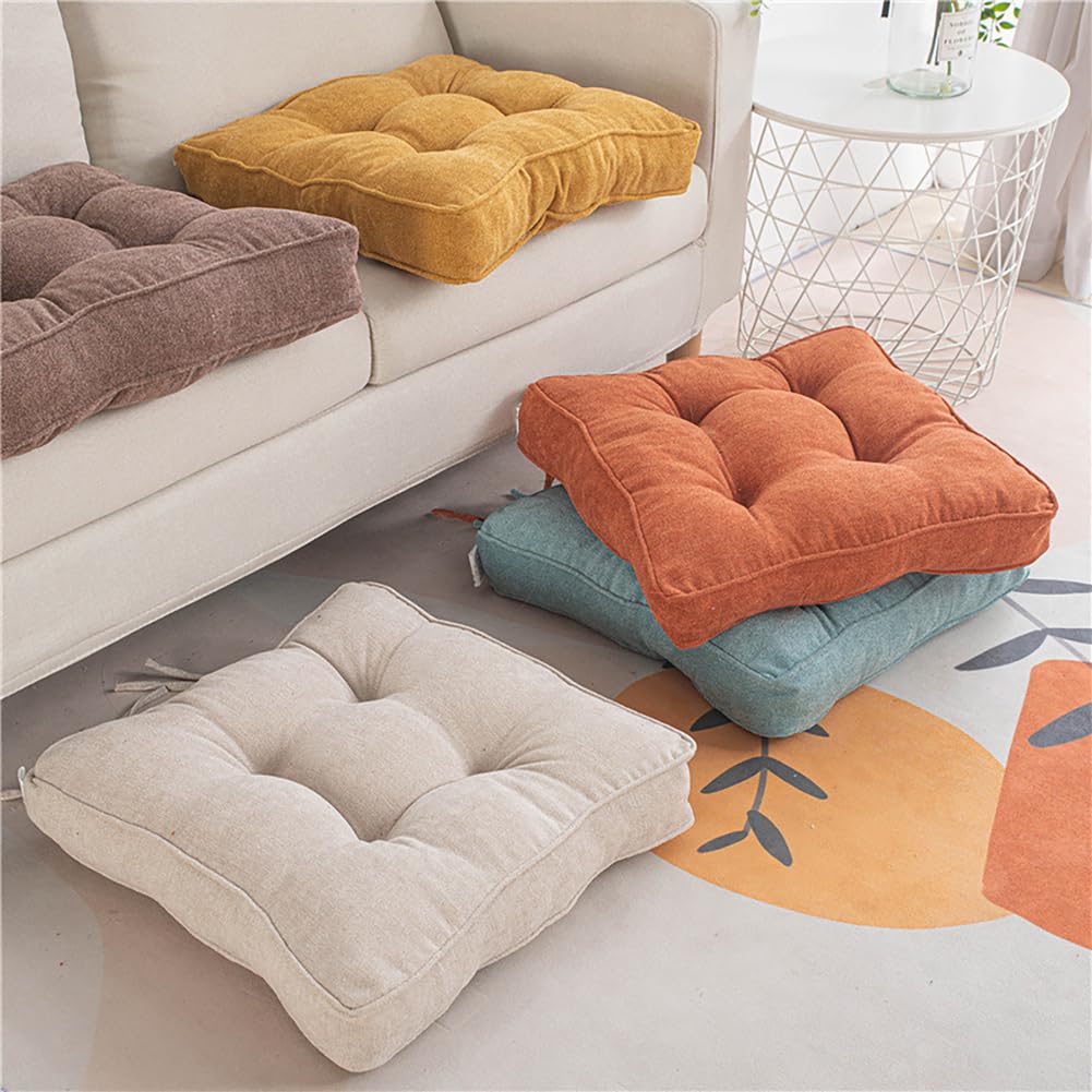 Cuscini rialzanti per poltrona, grandi, spessi 8 cm, per adulti, comodi, per interni ed esterni, 40 x 40 cm, set da 2, perfetti per soggiorno e patio