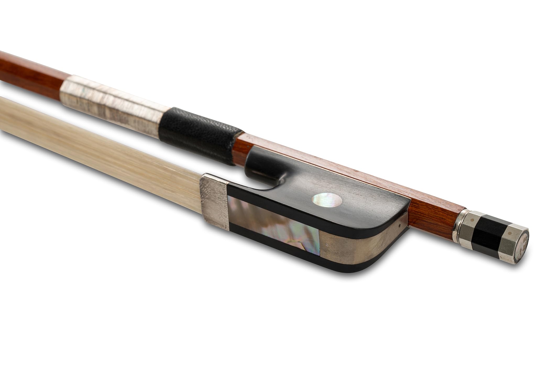 GEWA Cellobogen Fernambukholz 4/4, gute Qualität, kantige Stange, gestempelt "Liuteria" kantige Stange, gute Qualität, "Liuteria" 4/4