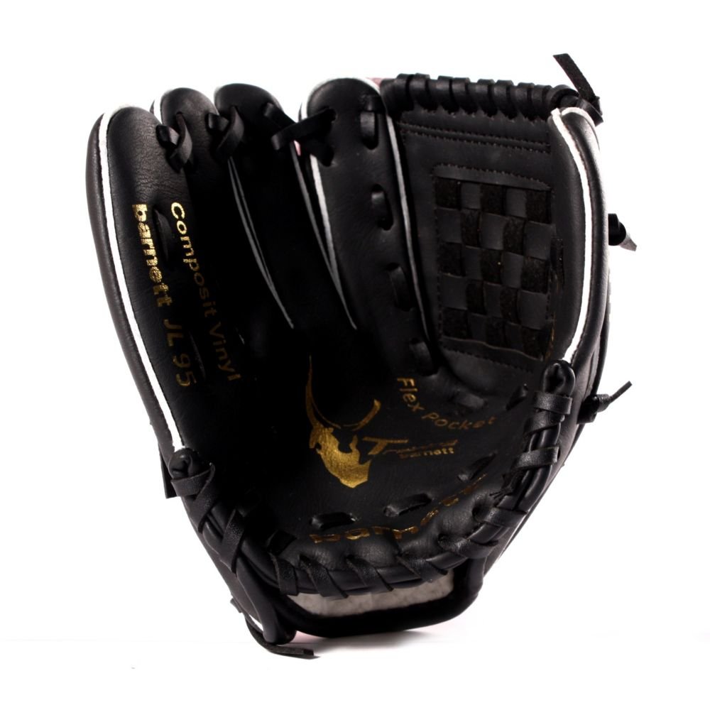 Gant De Baseball Sacco Cuir Noir – Taille 9.5, Position Intérieur, Niveau Avancé