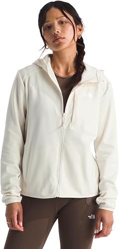 The North Face Women's Performance Fleece Full Zip Hoodie, Wht Dune, XS