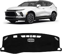 Vista 26 de KUST Alfombrilla Negra para Salpicadero de Nissan Altima 2007-2012 para Conducción a la Izquierda de Poliéster Cubierta de Tablero Antideslizante