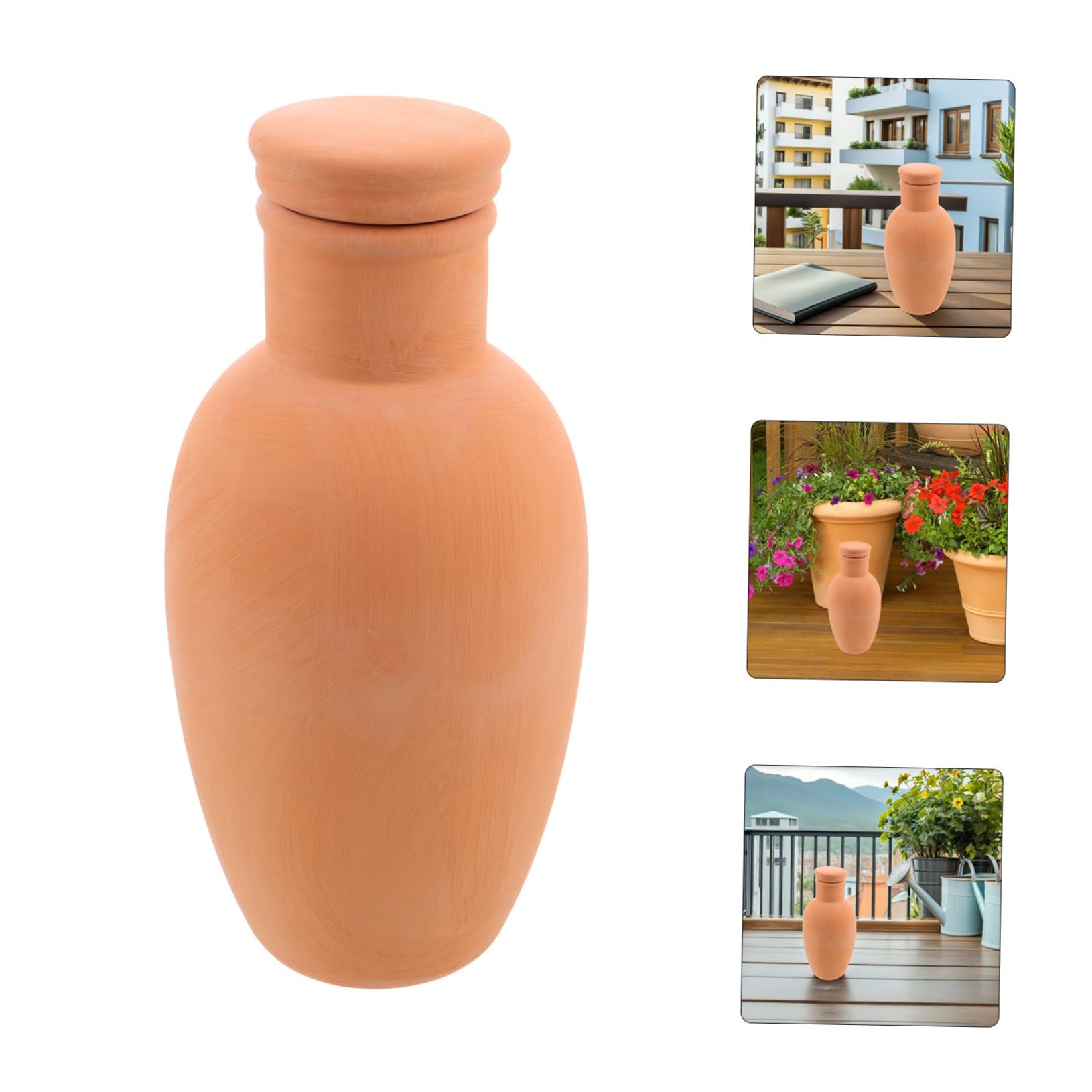 Milisten 4pièces Arrosage Automatique Terre Cuite pour Pots Intérieurs Et Extérieurs Accessoires Irrigation pour Plantes