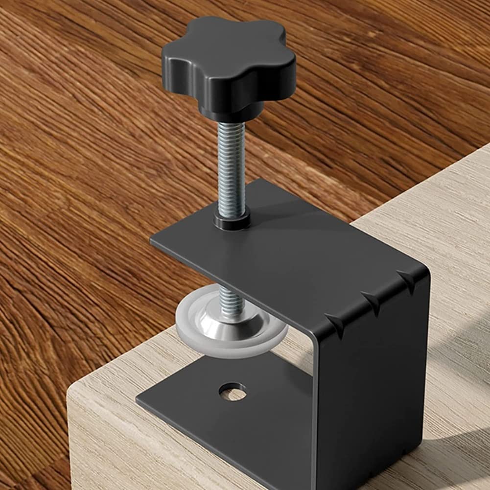 Morsetti Universali A C Per Installazione Armadi E Mobili - Set Da 2 O 4 Pezzi, Guida Per Fori, Fino A 5,8 Cm Di Spessore, Acciaio Con Gommini Antiscivolo