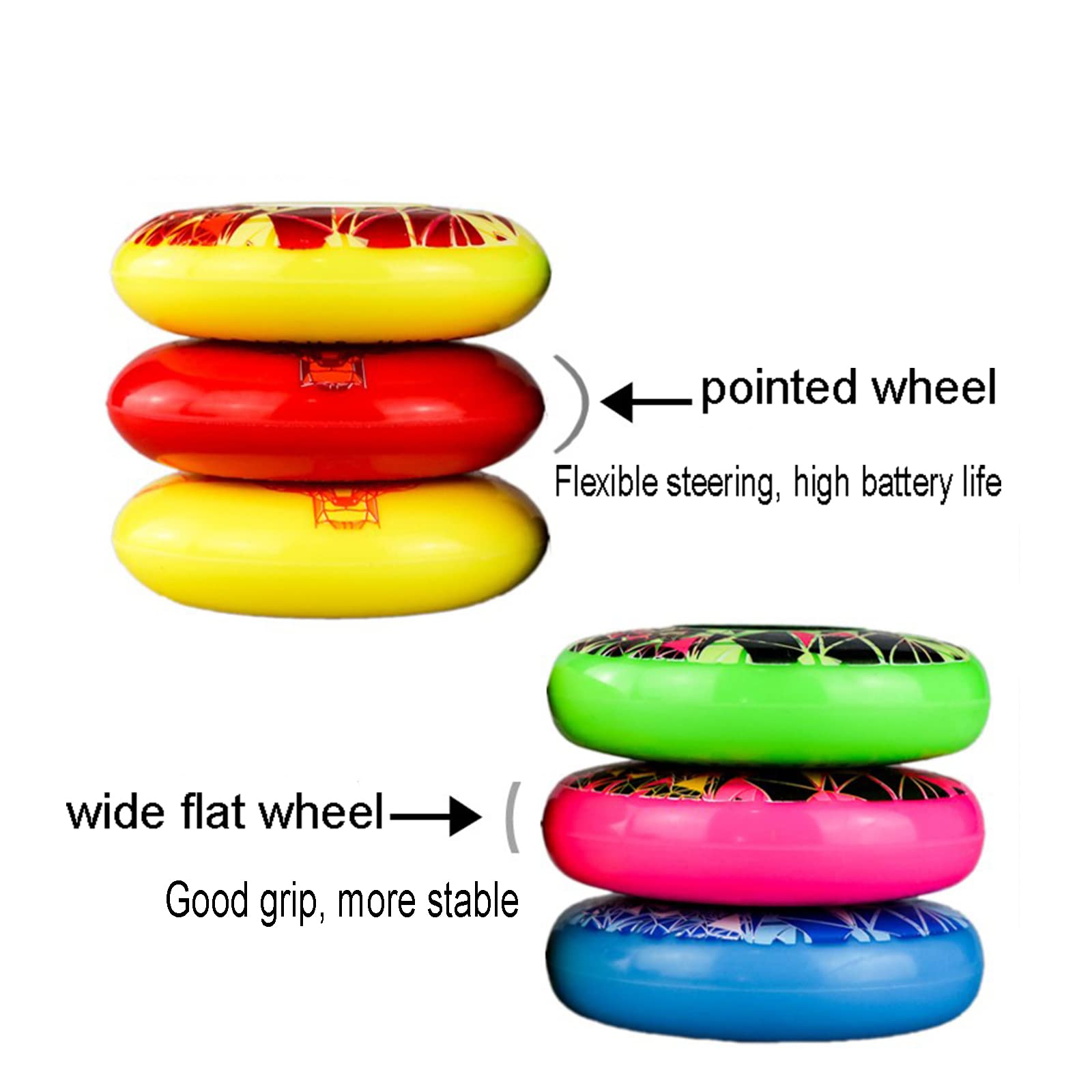 Ruedas para Patines en Línea Interior Exterior Ruedas de Repuesto para Patines en Línea deslizantes Resistentes Al desgaste de Pu 86A para Patinaje en Línea O para Exteriores/Interiores 72 mm 76 mm