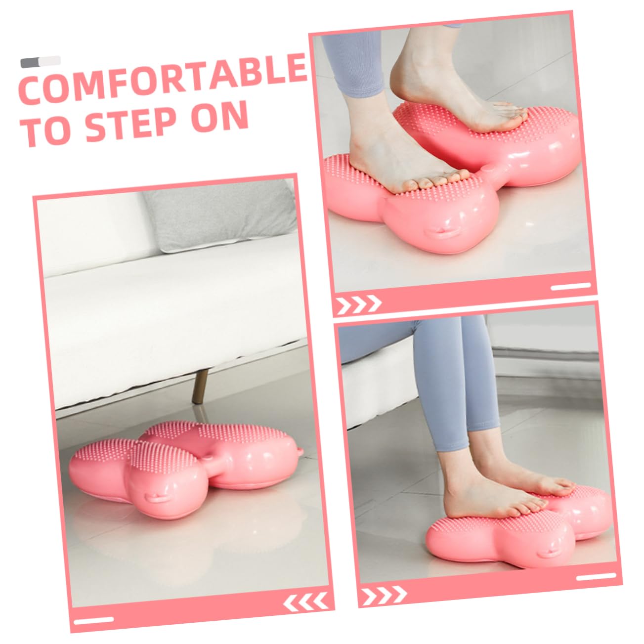 Máquina de Pasos Inflable Rosa de PVC para Uso Doméstico