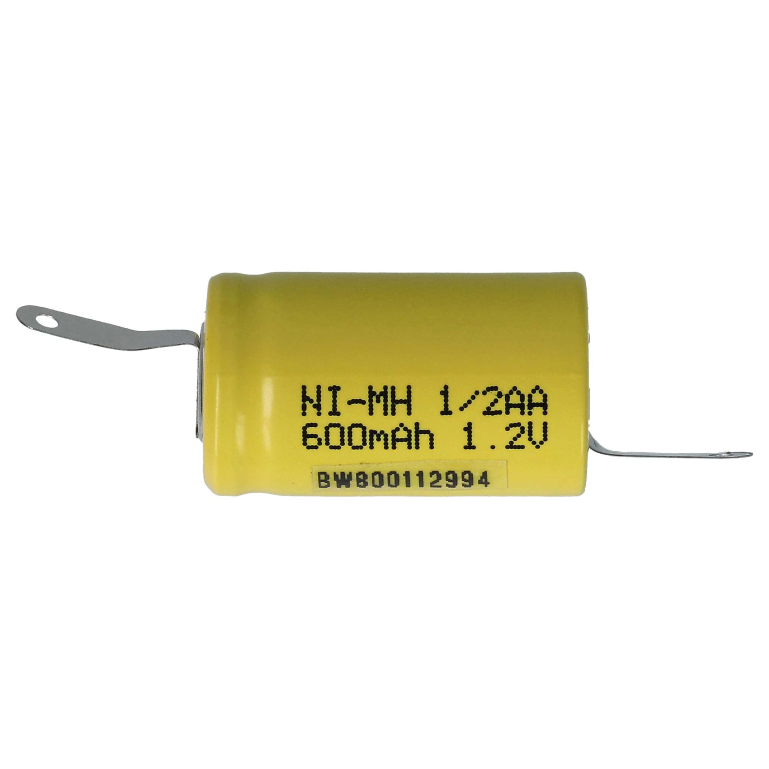vhbw 10x Batteries Remplacement pour 1/2AA