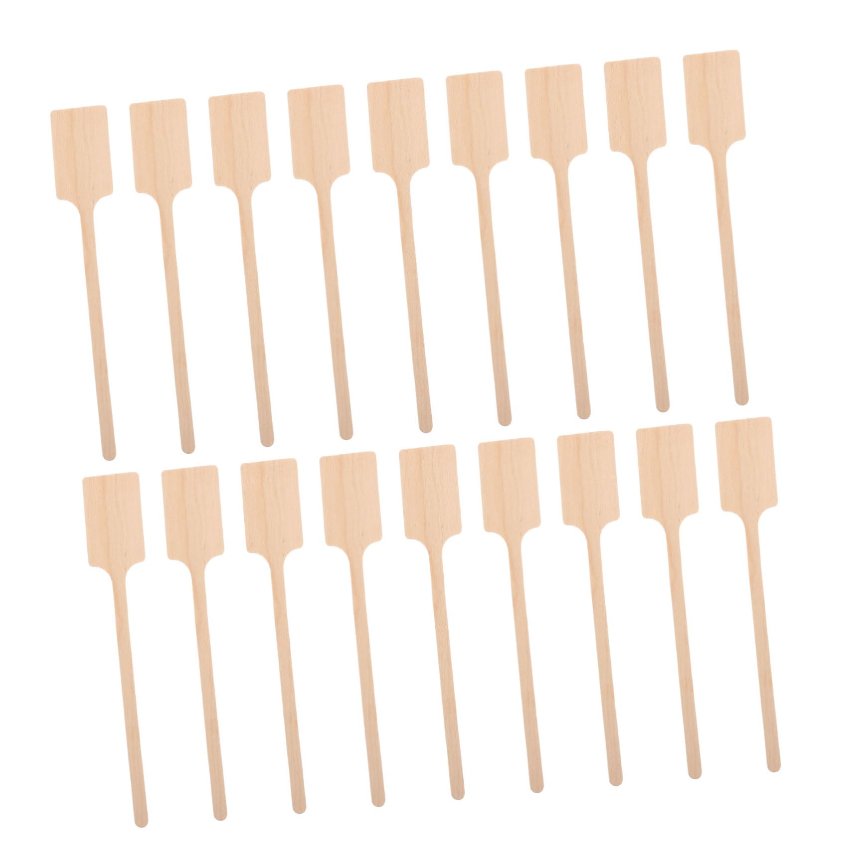 HOLIDYOYO 10Pcs Wooden Coffee Stirring Rods Disposable Juice Mixing Sticks for Drinks Natural Stir Sticks for Coffee Juice and Cocktails
