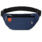 Fanny Packs for Men and Women, Waterproof Sports Waist Pack Bag for Travel Hiking Running Hands-free Wallets, Easy Carry Any Phone