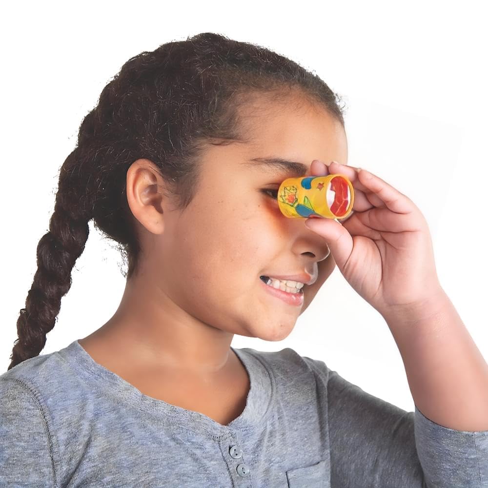 Fun Express Mini Trendy Space Prism Set - Vibrant and Fun Prisms for Toys, Crafts, Party Favors, and Decorations - Perfect for Kids and Creative Projects - 48-Pieces