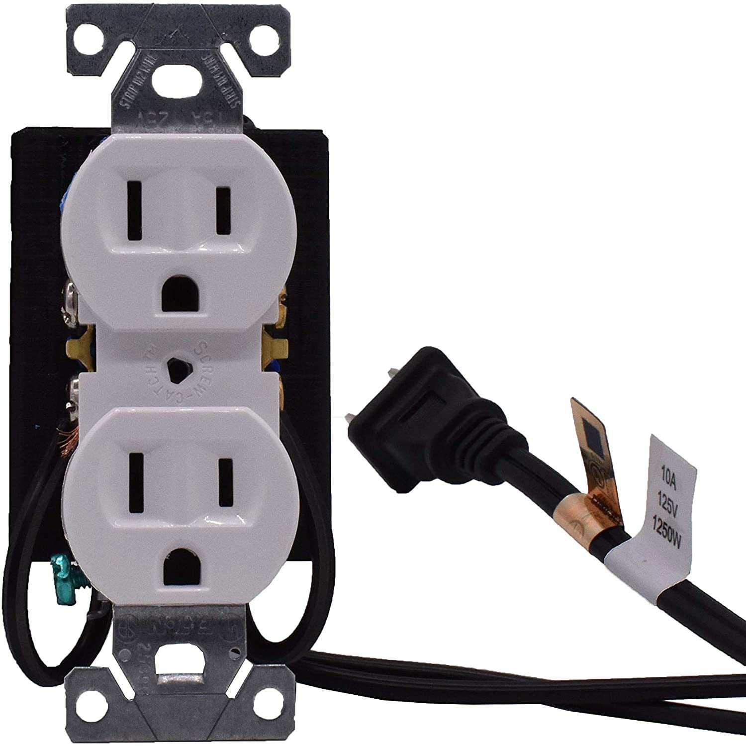 Minigadgets BB4KWiFiReceptacle Hidden 4K Camera Receptacle for Home or Office Security