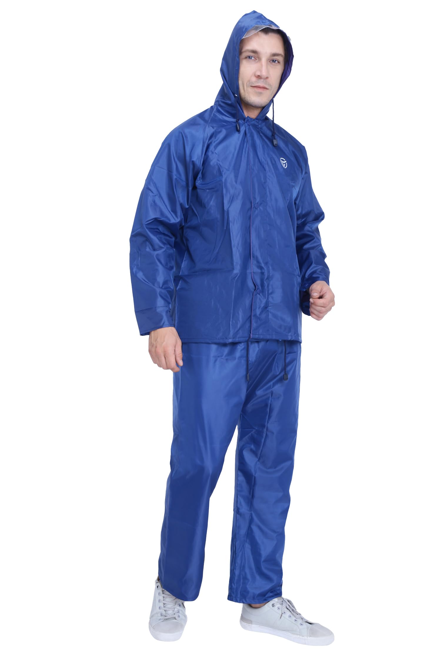 varsha rain wear VARSHA-Raincoat for Men Waterproof Reversible with Attached Hood and Waterproof Pant,Buy Portable Waterproof Rainwear Suit for Bike Riders,Outdoor travel,Hiking-picture-33