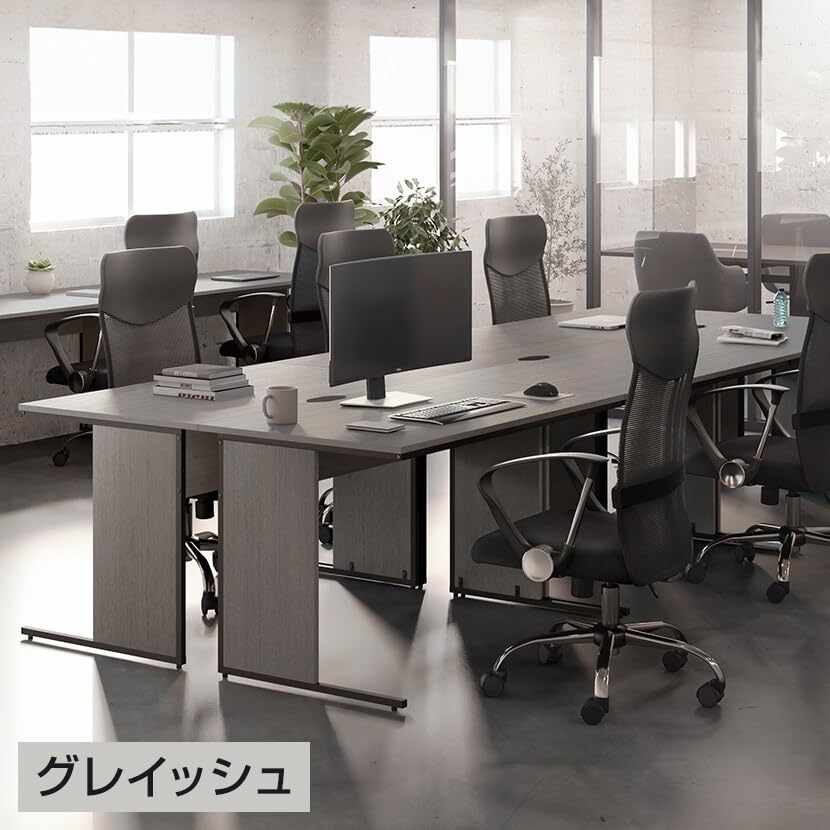 Amazon | オフィスコム オフィスデスク 平机 幅1200×奥行700×高