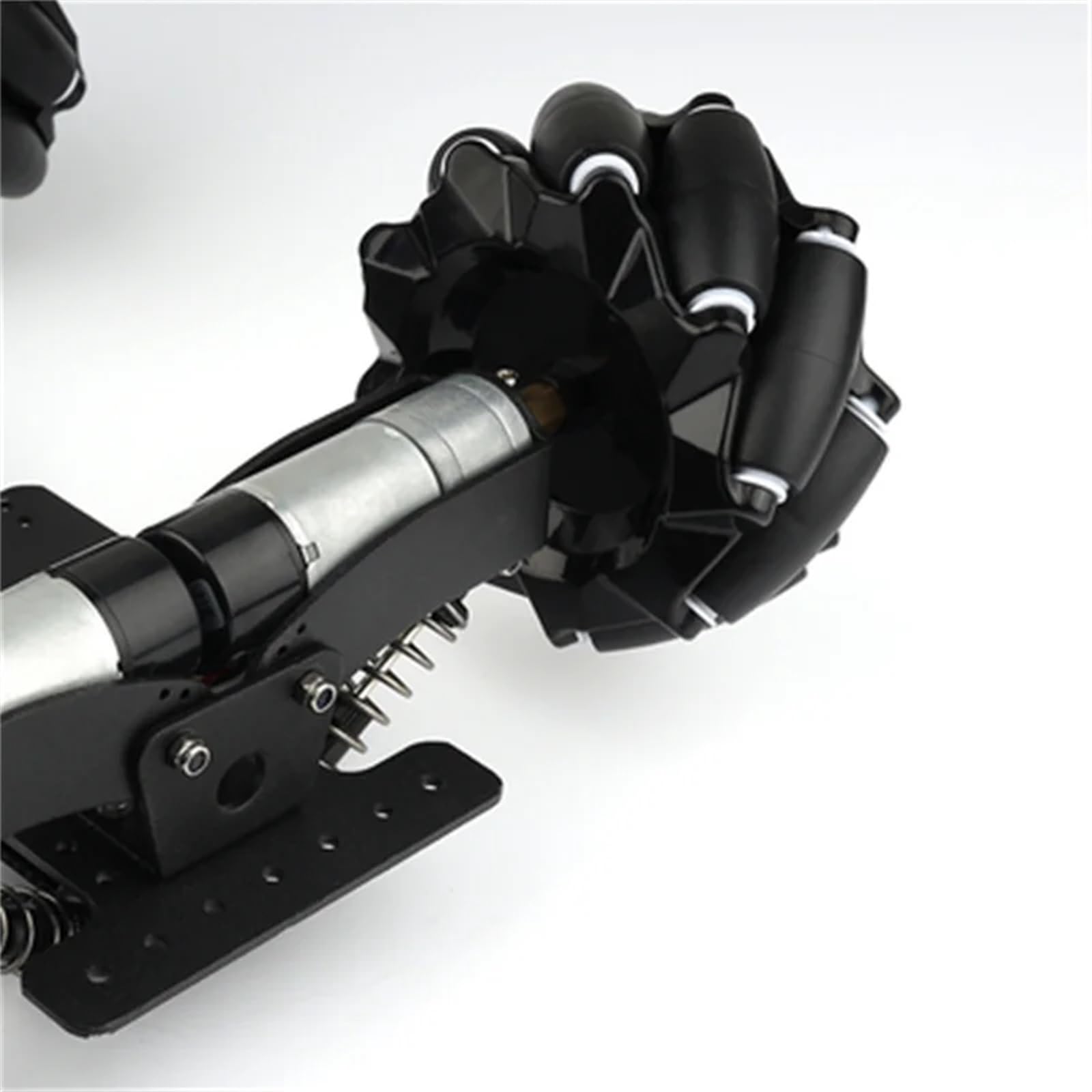 Kit de Chasis de Coche Robot de Rueda omnidireccional Mecanum for suspensión Ajustable Arduino sin Montar