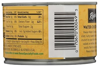 Reese Whole Water Chestnuts 8 oz (Pack of 3)