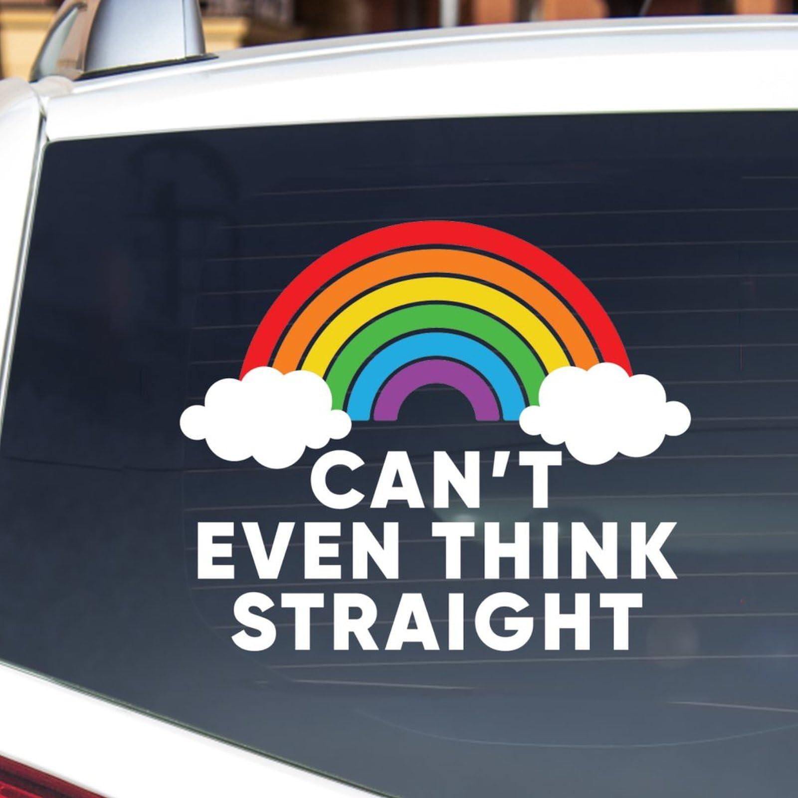 Vinyl Bumper Stickers Gay Lesbian Pride Decal - The Only Choice I Made ...