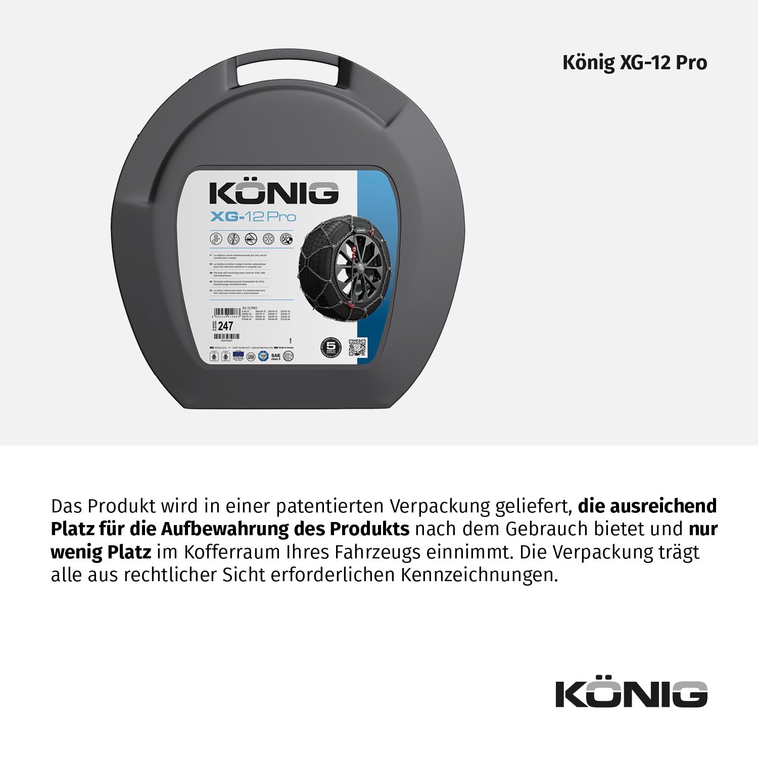 KÖNIG XG-12 Pro 252 - Schneeketten