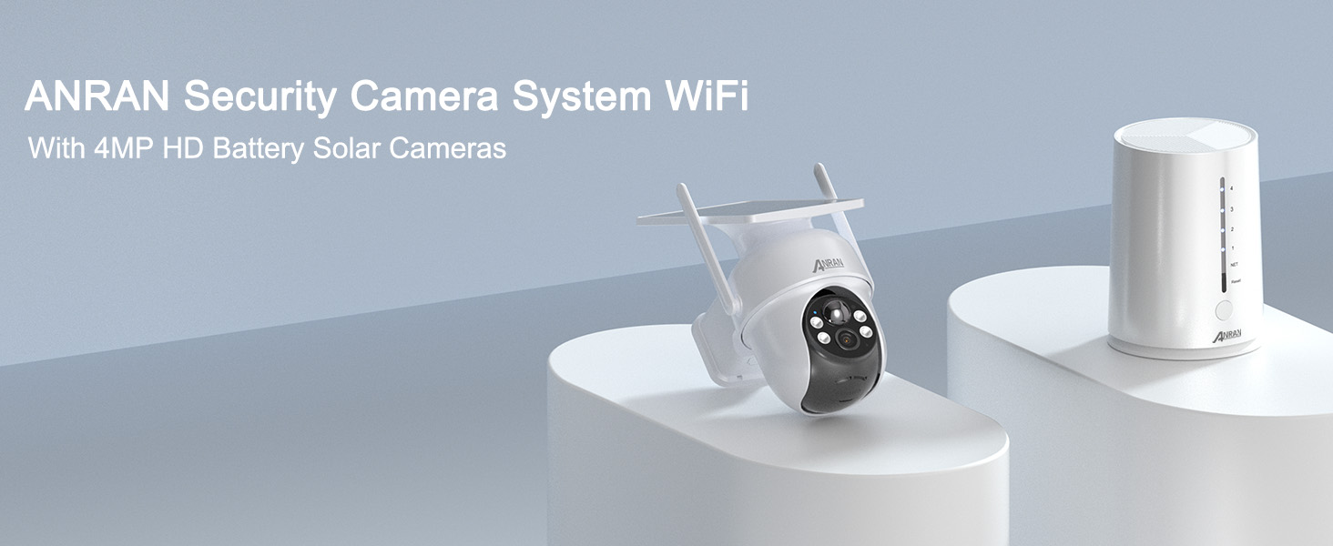 Amazon.com : ANRAN Solar Security Cameras Wireless Outdoor, 4MP