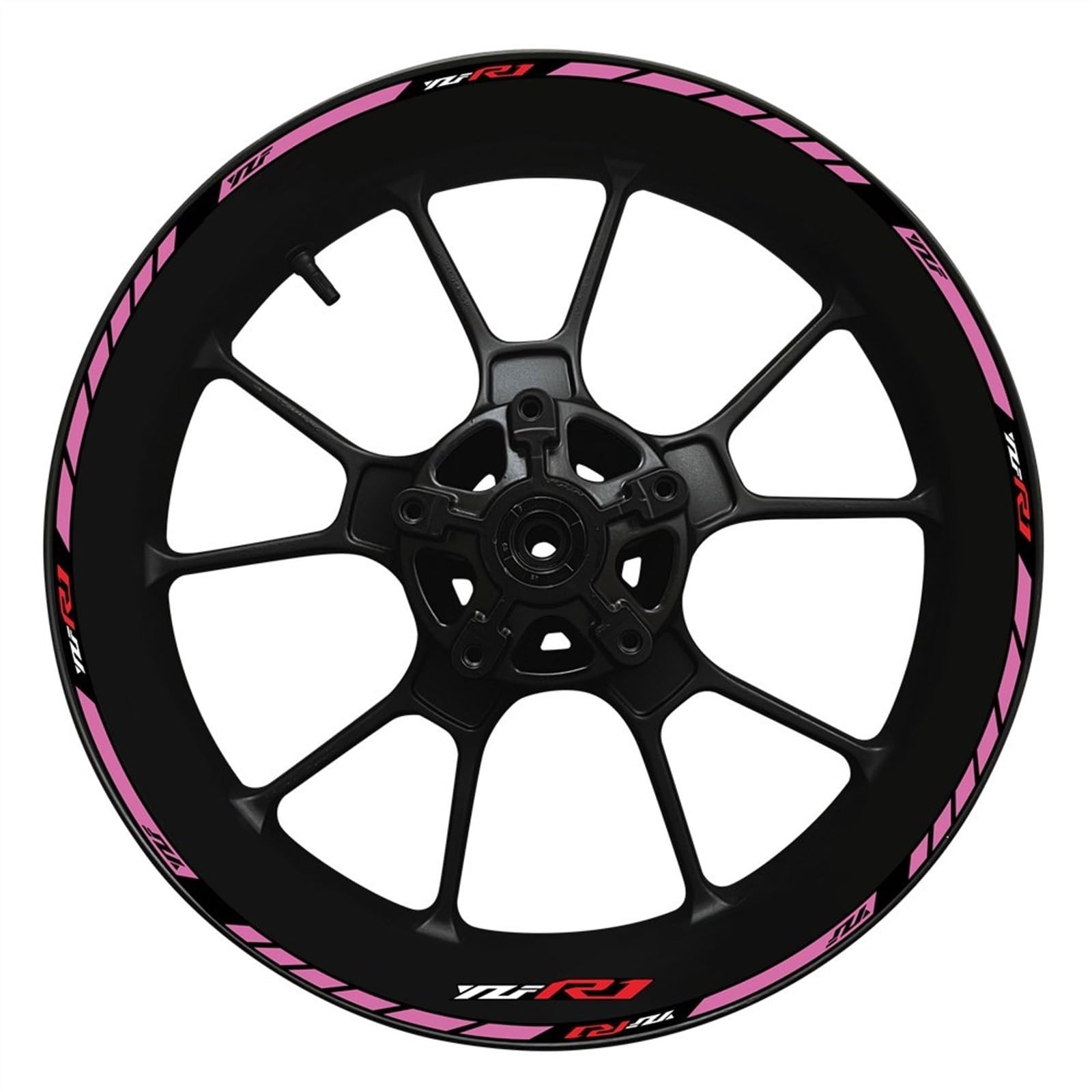Motorcycle Wheel Hub Decal Decoration Set Rim Modification Reflective Sticker for for YZFR1 for YZF for R1 2022 17 Inch(23)