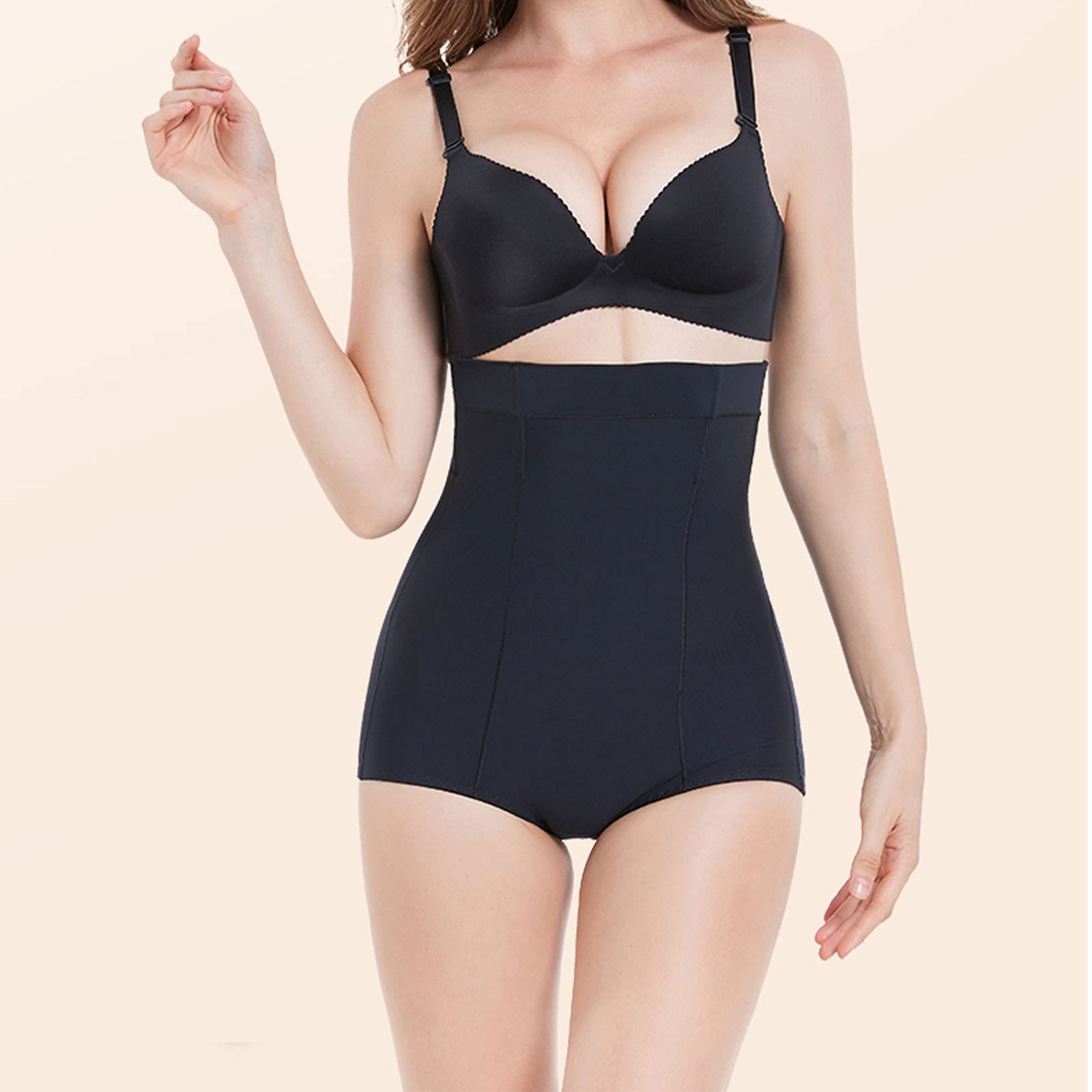 Decken Sie Ihre Basen glätten Shapewear Slip Kurzer Nahtloser Formkurzschlüsse Höschen Bauchsteuerung Hohe Taille Unterwäsche Abnehmen für Frauen