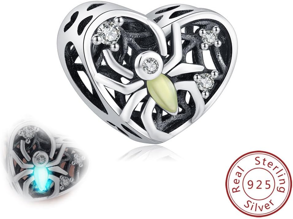 KEQ Halloween Charms for Pandora Bracelets 925 Sterling Silver Charms DIY Necklaces Party Halloween Gifts - Image 2