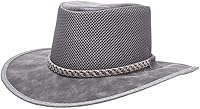 Vista 2 de American Hat Makers Breeze Mesh Sun Hat Hombre y Mujer - Sombrero de cuero para exteriores