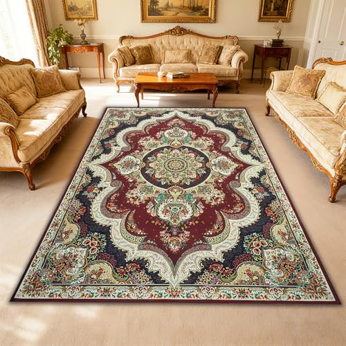 BIKOZI 6x9 Area Rugs for Living Room, Machine Washable Vintage