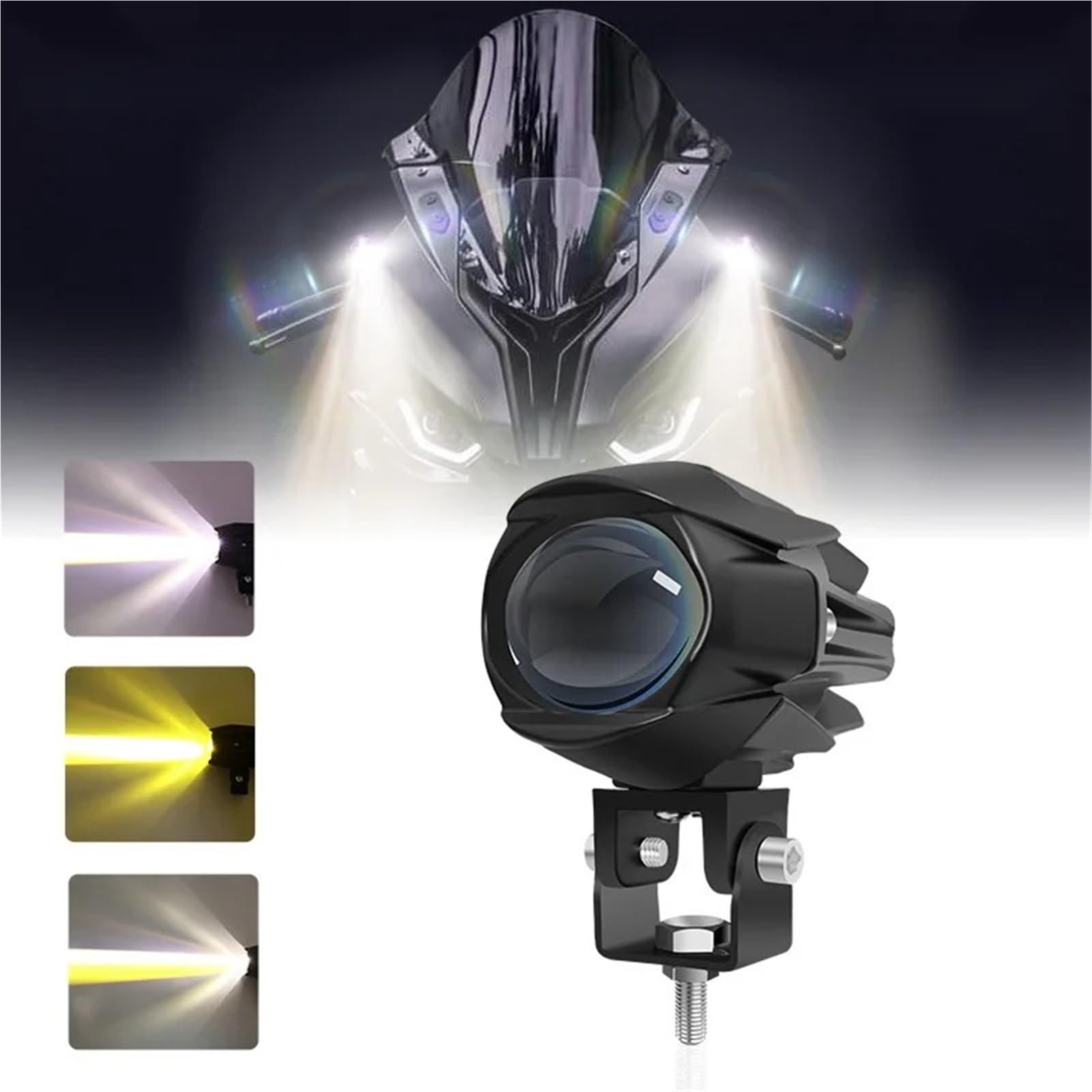 Faro Moto Faretti a LED per auto, moto, fari, fendinebbia, accessori, per luci di lavoro spot ausiliarie, per camion, ATV