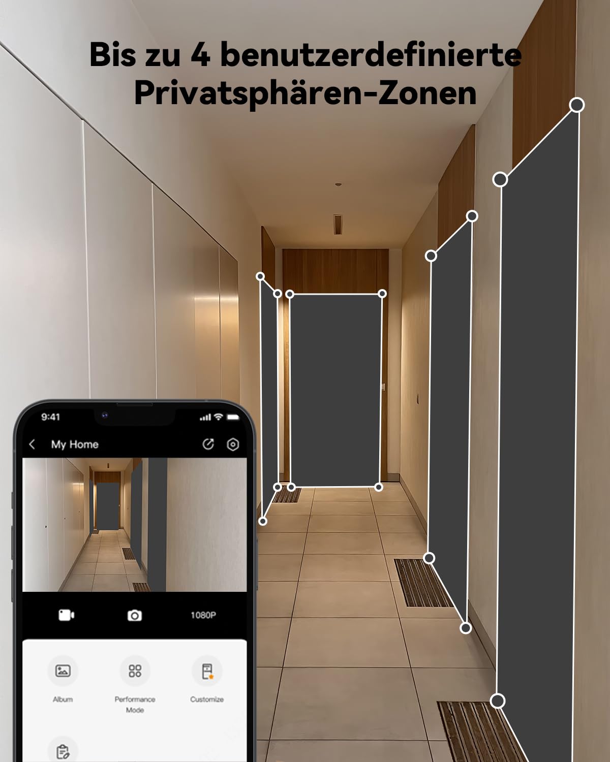 Imou 3K/5MP WLAN Türspion Kamera mit 4,3" Farbbildschirm, 4800mAh Akku