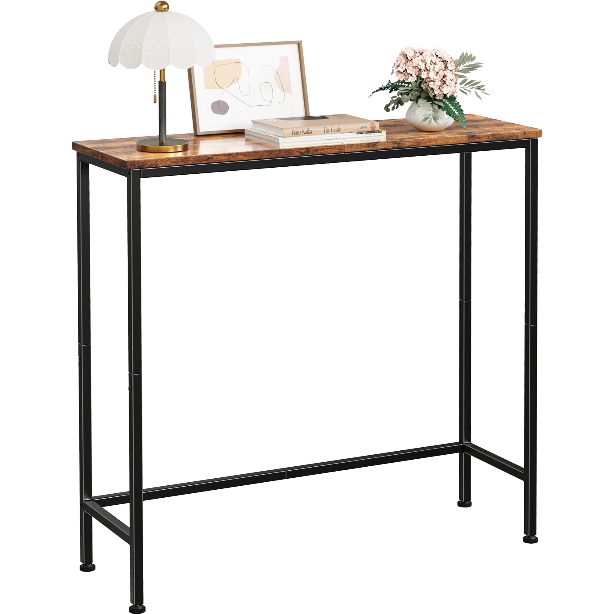Vantimo Narrow Console Table 29 5 Small Entryway Table Thin EntranceTable Sofa Table Behind Couch Table DisplayTable for