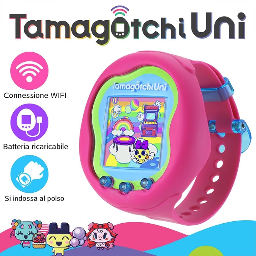 BANDAI Tamagotchi Uni ピンク TAMAGOTCHI UNI - PINK : Amazon.pl: Zabawki