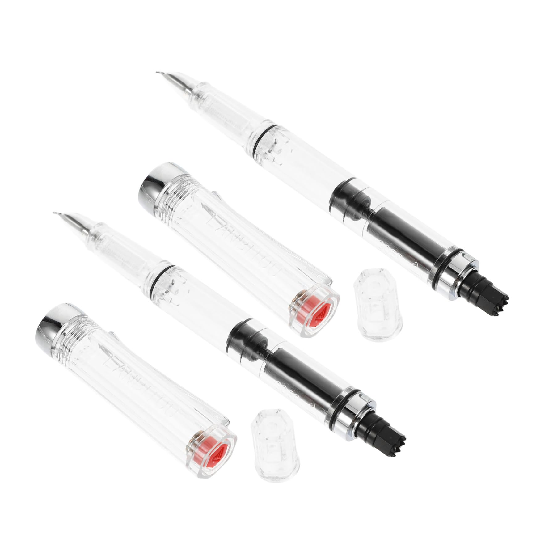 SHINEOFI 10stücke Füllfederhalter Mit Spitze Transparente Tintenabsorber Für Kalligraphie Und Schreiben Für Schule Büro Und Kreative Anwendungen