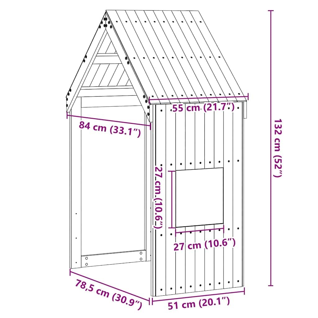 Techo para cama infantil, color blanco, madera maciza de pino, 55 x 84 x 132 cm, con acceso lateral abierto, accesorio de cama estable para habitación infantil, fácil de montar y ahorra