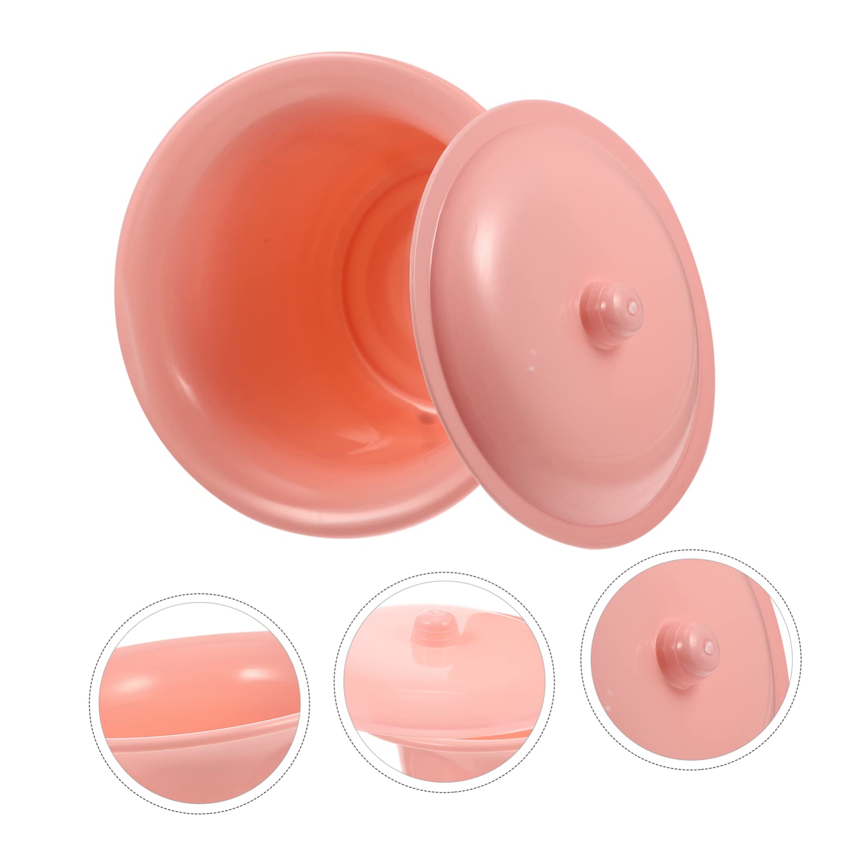 KOMBIUDA Vasino in Plastica con Coperchio per Bambini e Adulti, Urinaio Portatile in Pp con Superficie Liscia e Resistente alle Macchie, Pratico per Uso Notturno